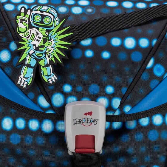 DerDieDas Juego de mochilas escolares ErgoFlex Superflash 5pcs.