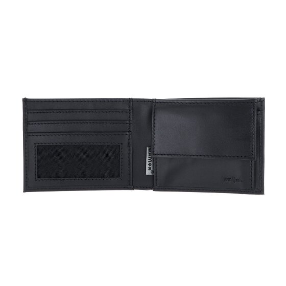 oxmox Leather Cartera Bloqueo RFID Piel natural 11 cm