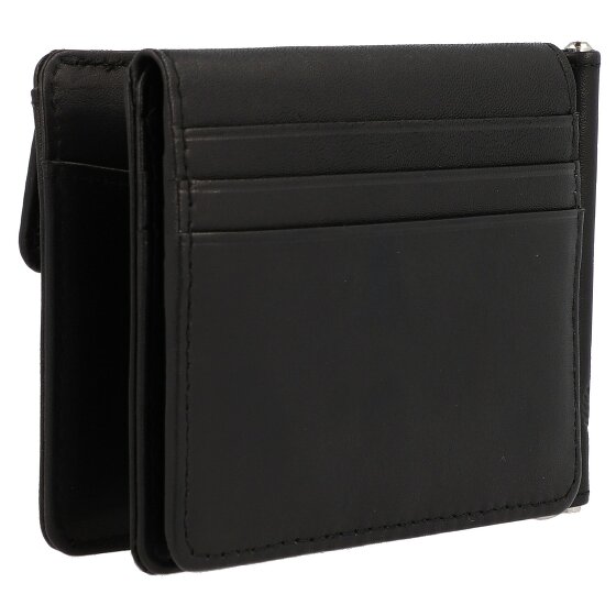 bugatti Billetera de cuero Primo 11 cm con clip para billetes