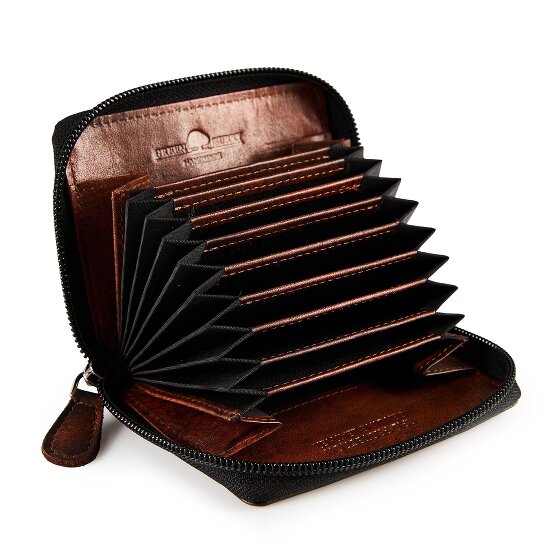 Greenburry Destressed Cartera Protección RFID Piel 10.5 cm