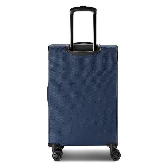 bugatti Valencia Soft 4 ruedas Set de maletas 3 piezas Con fuelle expandible