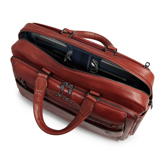 Piquadro Solm Maletín Piel 42 cm Compartimento para el portátil