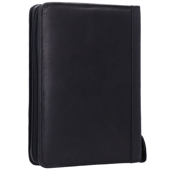 Greenland Nature Carpeta de anillas de napa negra 33 cm