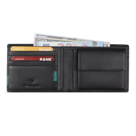 Roncato Monaco Cartera Protección RFID Piel 9 cm