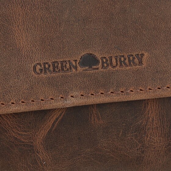 Greenburry Caja reloj vintage cuero 21,5 cm