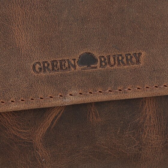 Greenburry Caja reloj vintage cuero 21,5 cm