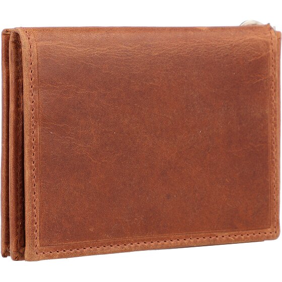 Mika Cartera RFID de cuero 11 cm con clip para billetes