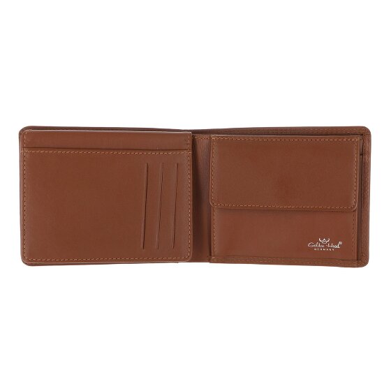 Golden Head Polo Cartera Bloqueo RFID Piel natural 12 cm