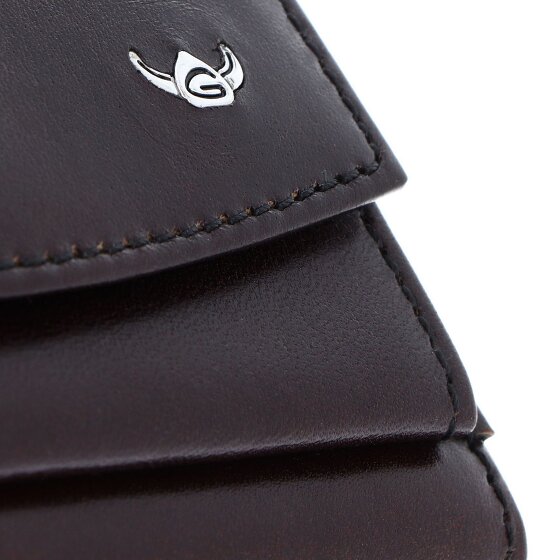 Golden Head Billetera Colorado de cuero RFID 9,5 cm