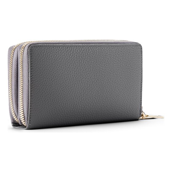Lazarotti Billetero Bologna Piel XL Doble Cremallera RFID 20 cm