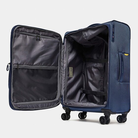Mandarina Duck Zephyr 4 ruedas Trolley M 67 cm Con fuelle expandible