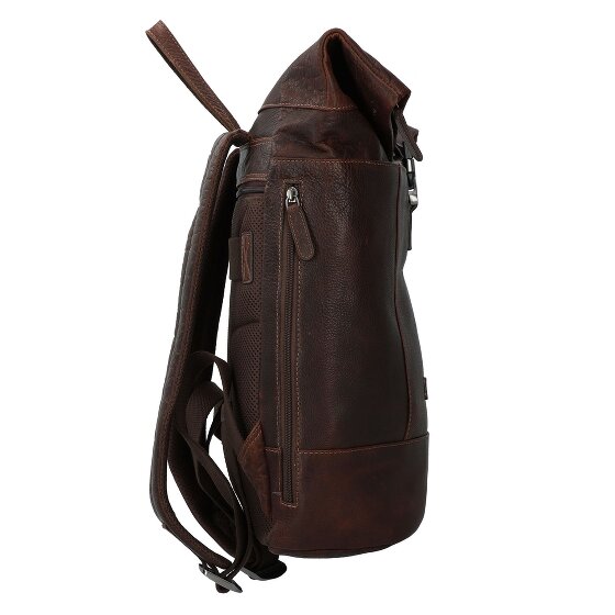 Jack Kinsky Porto Mochila de día Piel 43 cm Compartimento para el portátil