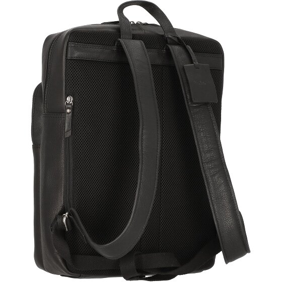 Burkely Mochila antigua Avery Piel 44 cm Compartimento para portátil