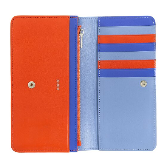 DuDu Billetera de cuero RFID 17,5 cm