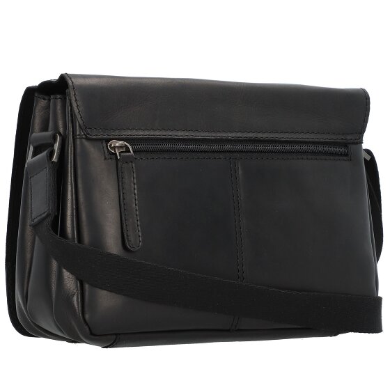 Greenburry Pure Black Bolsa de hombro Piel 25 cm
