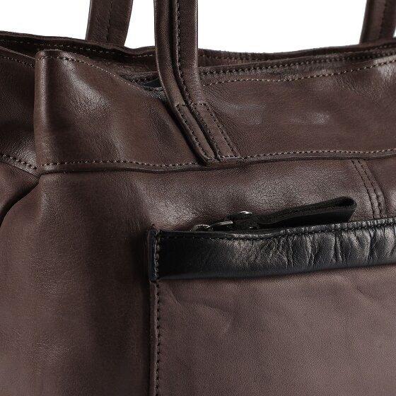 Harbour 2nd Urban Poets Zea Bolsa de compras Piel natural 33 cm