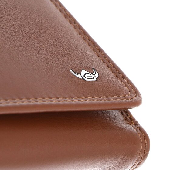 Golden Head Polo Cartera Bloqueo RFID Piel natural 14 cm