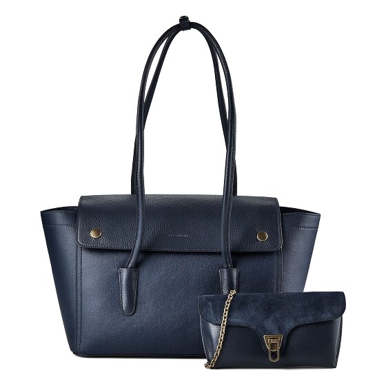 Coccinelle Double Beat Bolsa de hombro Piel natural 33 cm