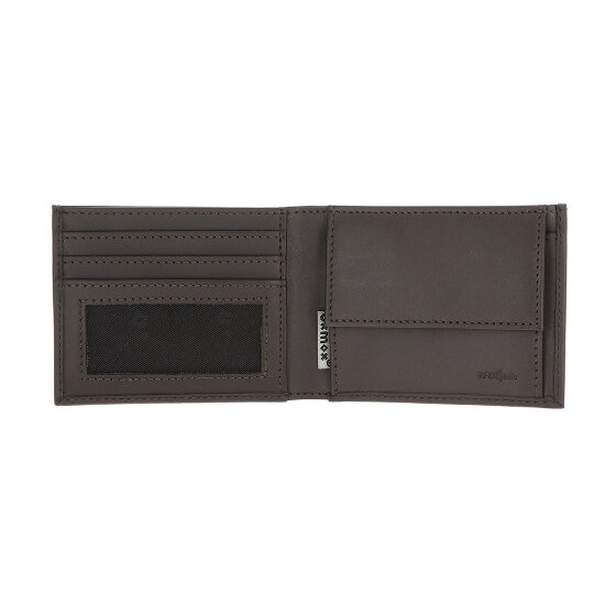 oxmox Leather Cartera Bloqueo RFID Piel natural 11 cm