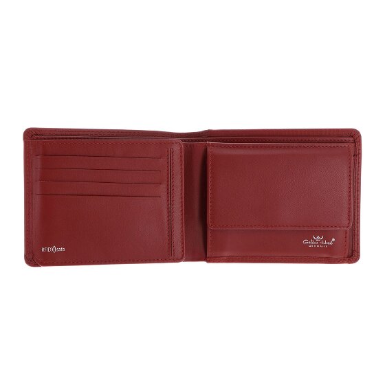 Golden Head Polo Cartera Bloqueo RFID Piel natural 12 cm