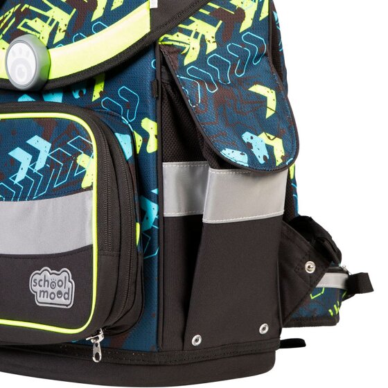 School-Mood Timeless Pro Juego de mochilas escolares 7 piezas