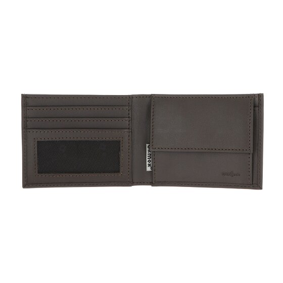 oxmox Leather Cartera Bloqueo RFID Piel natural 11 cm