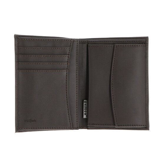 oxmox Leather Cartera Bloqueo RFID Piel natural 10 cm