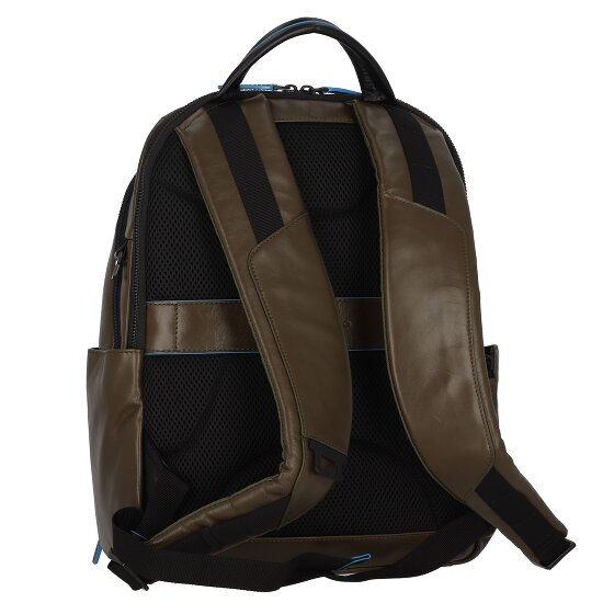 Piquadro Mochila Revamp Azul RFID Piel 39 cm Compartimento para portátil