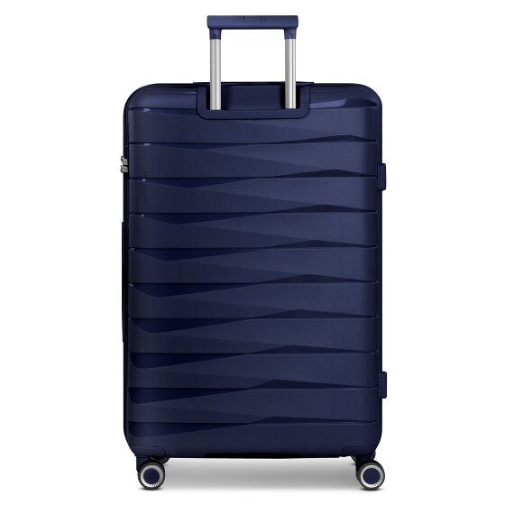 Franky London 4 ruedas Carrito L 74 cm con pliegue de expansión