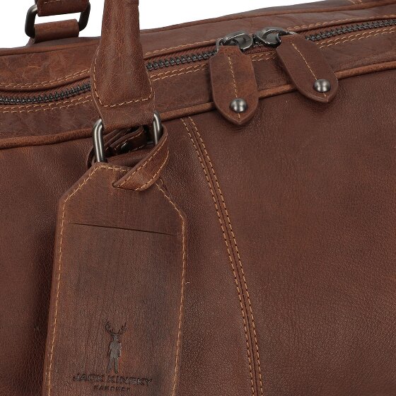 Jack Kinsky Porto Bolsa de viaje Weekender Piel 55 cm