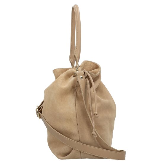 Hey Marly Cool Companion Suede Bolso bucket Piel natural 38 cm