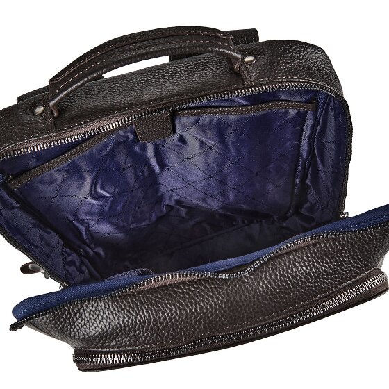 Braun Büffel Novara Mochila de negocios Piel natural 40 cm Compartimento para laptop