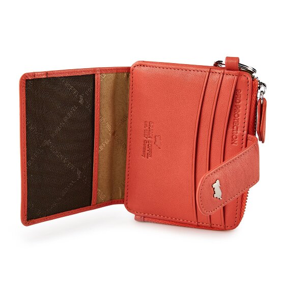 Braun Büffel Joy Estuche para tarjetas de crédito Protección RFID Piel 11 cm