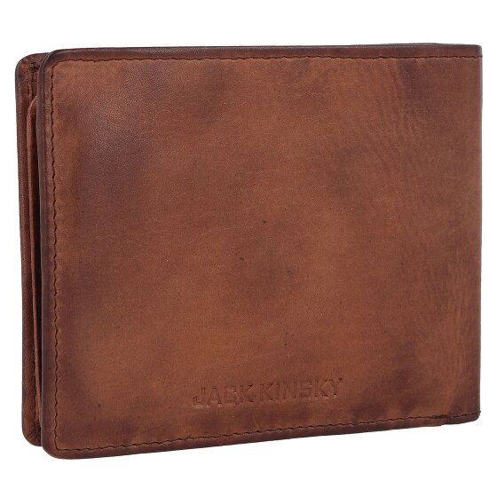 Jack Kinsky Cartera Nelson de cuero RFID 13 cm