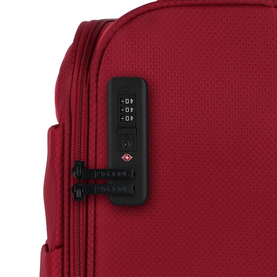 Gabol Cloud 4 ruedas Juego de maletas 3 piezas con pliegue de expansión