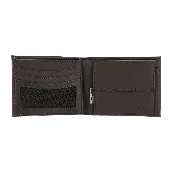 oxmox Leather Cartera Bloqueo RFID Piel natural 10 cm