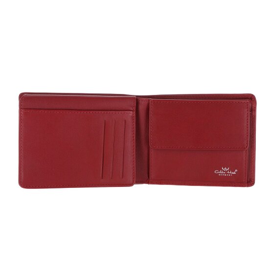 Golden Head Polo Cartera Bloqueo RFID Piel natural 12 cm