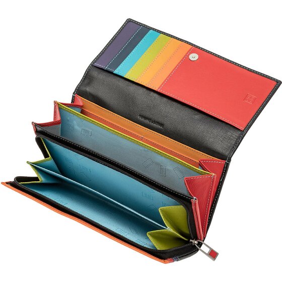 DuDu Cartera de cuero de 19 cm