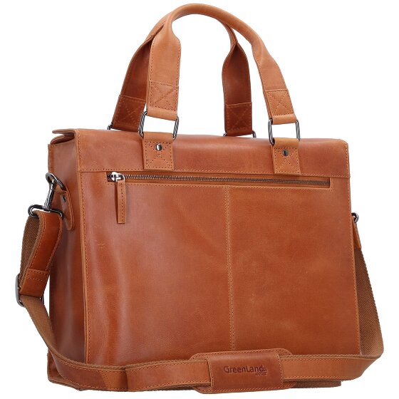 Greenland Nature Maletín Light Nature Piel 38 cm