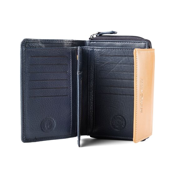 Greenburry Nappa Cartera Protección RFID Piel 14 cm