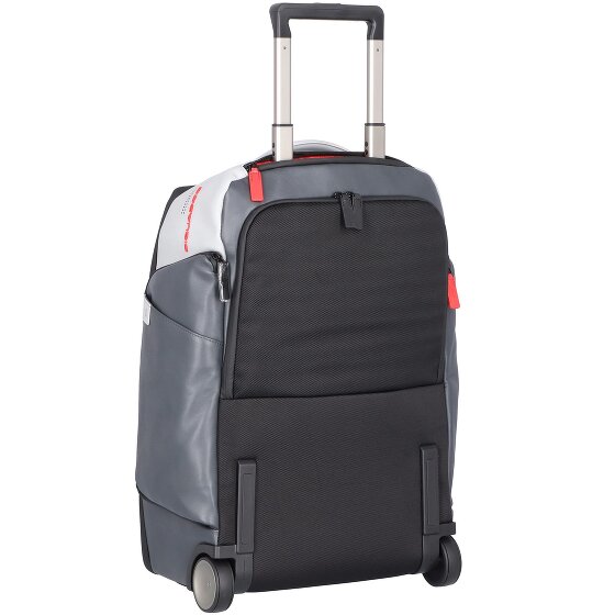 Piquadro Mochila Trolley Urban de 2 ruedas Piel 54 cm Compartimento para portátil