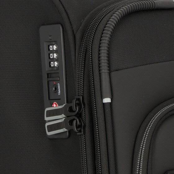 d&n Travel Line 9504 4 ruedas Juego de maletas 3 piezas con pliegue de expansión