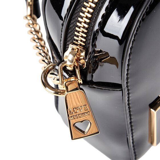 Love Moschino Enameled Logo Bolsa de hombro 20 cm