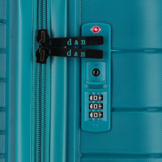 d&n Travel Line 4600 4 ruedas Juego de maletas 3 piezas