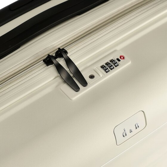 d&n Travel Line 4700 4 ruedas Juego de maletas 3 piezas con pliegue de expansión