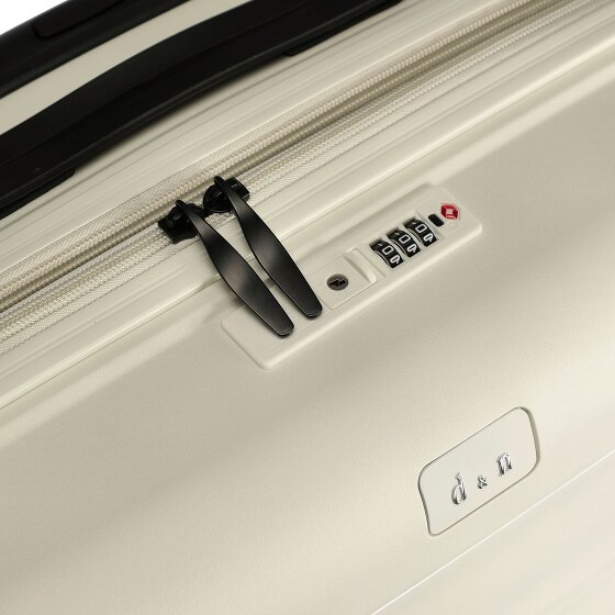 d&n Travel Line 4700 4 ruedas Juego de maletas 3 piezas con pliegue de expansión