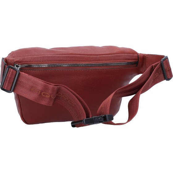 Piquadro Riñonera Cuadrada Negra Piel 31 cm