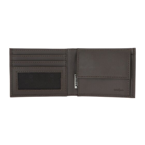 oxmox Leather Cartera Bloqueo RFID Piel natural 11 cm