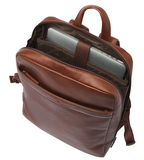 Castelijn & Beerens Mochila de día Protección RFID Piel 41 cm Compartimento para el portátil