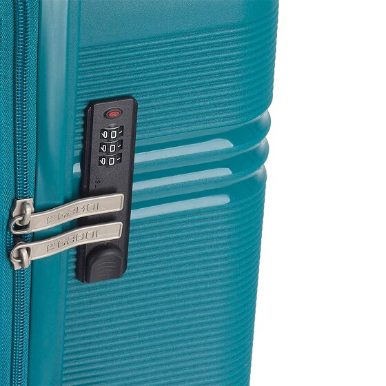 Gabol Saori 4 ruedas Juego de maletas 3 piezas con pliegue de expansión